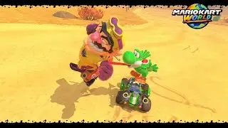 『K』vs -★-★︵★ | Mario Kart World