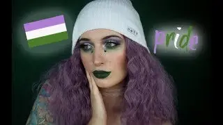 Genderqueer Pride Inspired Makeup