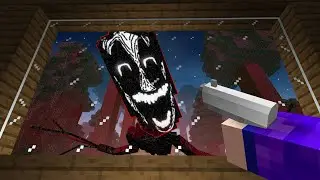 SIM, ISSO &Eacute; UM PESADELO NO MINECRAFT... (e eu adicionei ARMAS contra ele)