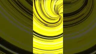 Yellow Neon Spiral Loop 4K | Bright Twisting Light Design #GlowingMotion