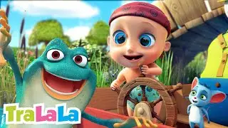 Cinci Broscuțe pe Buștean 🐸🎵 | Cântece Educa­tive Pentru Copii de la TraLaLa