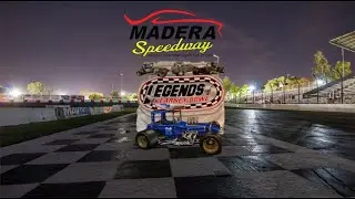 Legends Of the Kearny Bowl at Madera Speedway Heat Race @ShortTrackTV #madera