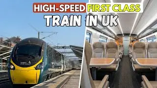 Avanti West Coast First Class Review 🇬🇧 | London to Glasgow Luxury Train