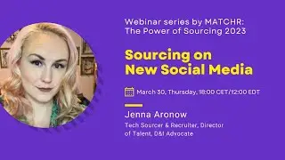 Sourcing on New Social Media | Jenna Aronow