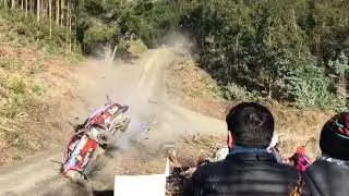 Thierry Neuville accident WRC chile, accidente de Neuville