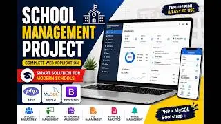 PHP , MySql, Bootstrap | School Managment Project