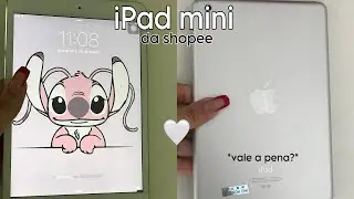 Unboxing IPad mini da shopee || vale a pena ? 📱🤍