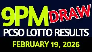 Результаты лотереи Lotto за сегодня, розыгрыш в 21:00, 19 февраля 2026 года, четверг, PCSO.