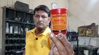 VALVE GRINDING PASTE/// direction valve lapping (EASY  WAY) HINDI