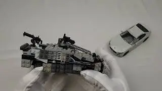 Pr&auml;sentation des MOC5 basierend auf Cobi Maserati Quattroporte - schwer bewaffnete Modifikation