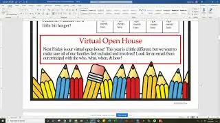 Elementary Newsletter Template Editable in Word - Tutorial