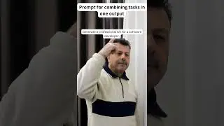 Prompt For Combining Tasks In One Output