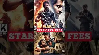 War 2 Movie Budget & star cast fees 🤑 #war2  #jrntr #hrithikroshan