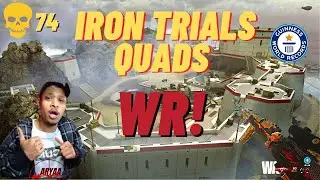 IRON TRIALS QUADS WORLD RECORD 74 Kills (Season 3 Warzone)