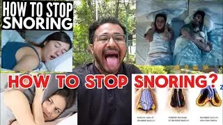 Stop  Snoring Naturally: Easy Exercises That works !
