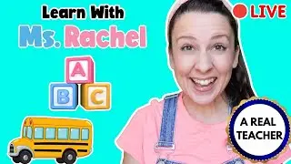 Preschool & Toddler Learning Video with Ms Rachel - Learn Shapes, Letters, Numbers, Colors & More