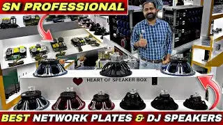 All types of high quality dj network plates, dj speakers, crossovers, tweeters | SN PROFESSIONAL✅🔥