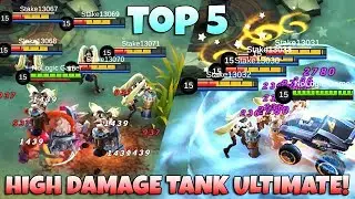 TOP 5 High Damage Tank Ultimate Skills! | Mobile Legends - Hero Comparison | MLBB