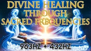 🟢 CELESTIAL REBIRTH | A JOURNEY BEYOND THE VEIL | 963 HZ + 432HZ DIVINE HEALING FREQUENCIES