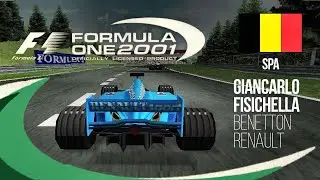 F1 2001 ps1 gameplay: Spa-Francorchamps - Giancarlo Fisichella (Expert)