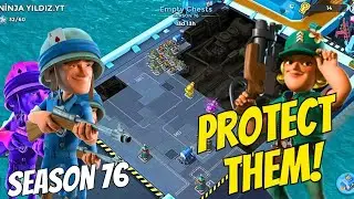 Boom Beach Warships Season 76[👍Sgt.Brick Protect Them!]