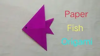 How To Make Paper Fish || Paper Fish Making Tutorial || Origami Paper Fish || Paper Fish Making Easy