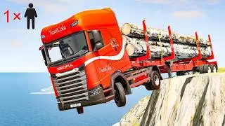 Epic Cars vs Dangerous Cliff Roads Crashes #174 &ndash; BeamNG.drive | Modern BeamNG