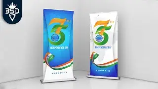 Independence Day India Banner Design in | Photoshop 2021 Tutorial |