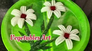 Cute Art of vegetables | Beautiful beetroot salad decoration | Cutting Tricks | Cucumber,Radish🌹