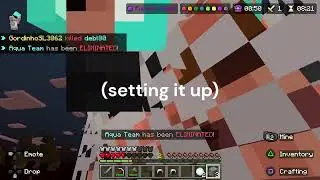 Trolling people in Minecraft Hive Skywars