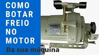 Como botar freio no motor da sua máquina industrial (passo á passo)