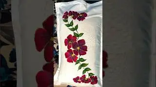 Pillow cover painting design💡| DIY.  #fabricpainting #shortsfeed #shorts #youtubeshorts