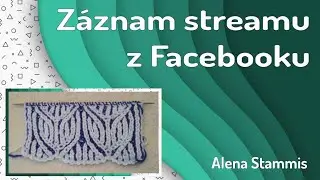 Vzor technikou brioche - záznam streamu FB