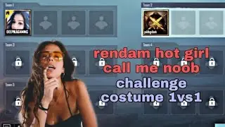 Random Hot Girl Challenge me 1 v 1 Costum || @DynamoGaming