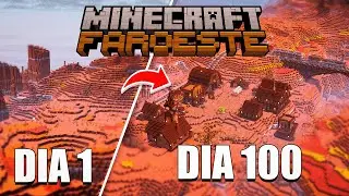 I SPENT 100 DAYS BUILDING in the MESA BIOME in MINECRAFT!