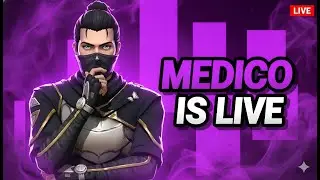 DADDY CALLING 💀 VS w WORLD&rsquo;S BEST TEAMS 🔥 GRINDING TO #1 😤 MEDICO IS LIVE 🖤  #freefirelive #medico