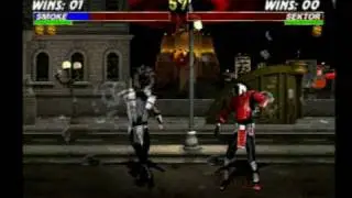 Mortal Kombat Trilogy - Smoke brutality