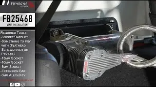 FB25468 - 2007 - 2017 Jeep JKU Rear Trunk VIAIR Compressor Mount Installation Guide