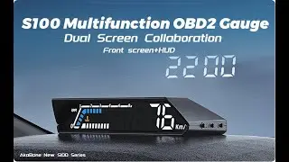 AkaBane OBD2 Gauge Display, Heads up Display for car S100