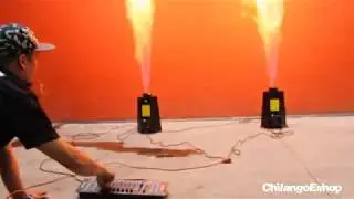 MAQUINA DE FUEGO EFECTO LLAMAS CONTROL MANUAL ó DMX CHILANGOESHOP