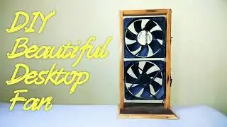[DIY] Turn Old CPU fan into Designer Desk Fan, CPU Fan Hacks, DIY Table Fan (Simple, Easy)