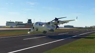 DANGEROUS Landing! C-17 Cargo Aircraft Faces Extreme Conditions at Madeira Airport