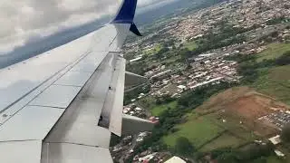 Taking off in San Jos&eacute;, Costa Rica