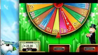 Monopoly Super Money Slot!! 3 Bonuses! High Stakes!