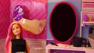 Unboxing Barbie Hair Salon