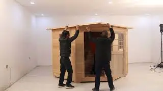 Real Shot of the sauna factory!Ep 2-Experience the magic of sauna assembly first hand!#sauna#healthy