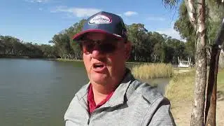 Edward River Fishing on a Very Windy Winters Day