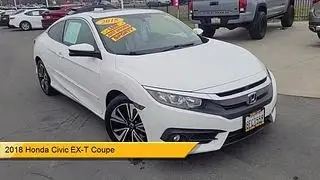 2018 Honda Civic EX-T Coupe Yuba City  Oroville  Roseville  Sacramento  Chico