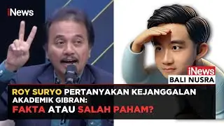 Heboh! Roy Suryo Ungkap Kejanggalan Akademik Gibran Usai Kuliah di Australia! | iNews Bali Nusra