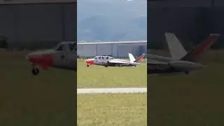 F-AZPZ Fouga Magister CM170R d&eacute;monstration #fouga  #CM170R #magister #aerotorshow #airshow2024